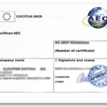 AEO Certificate for independent freight forwarders