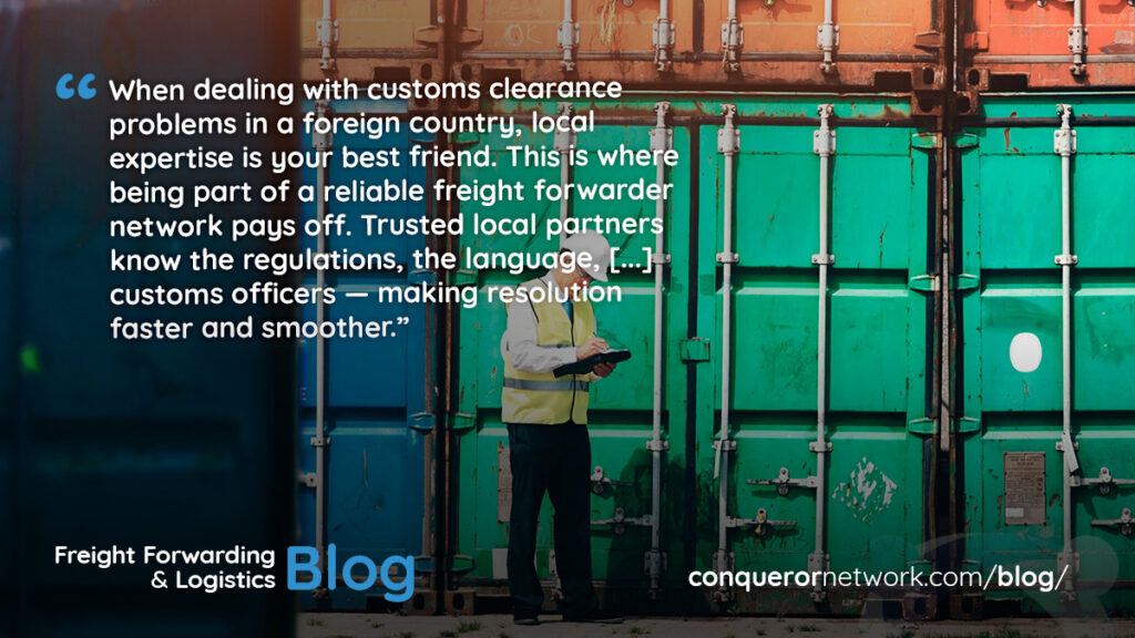 How to fix customs clearance problems