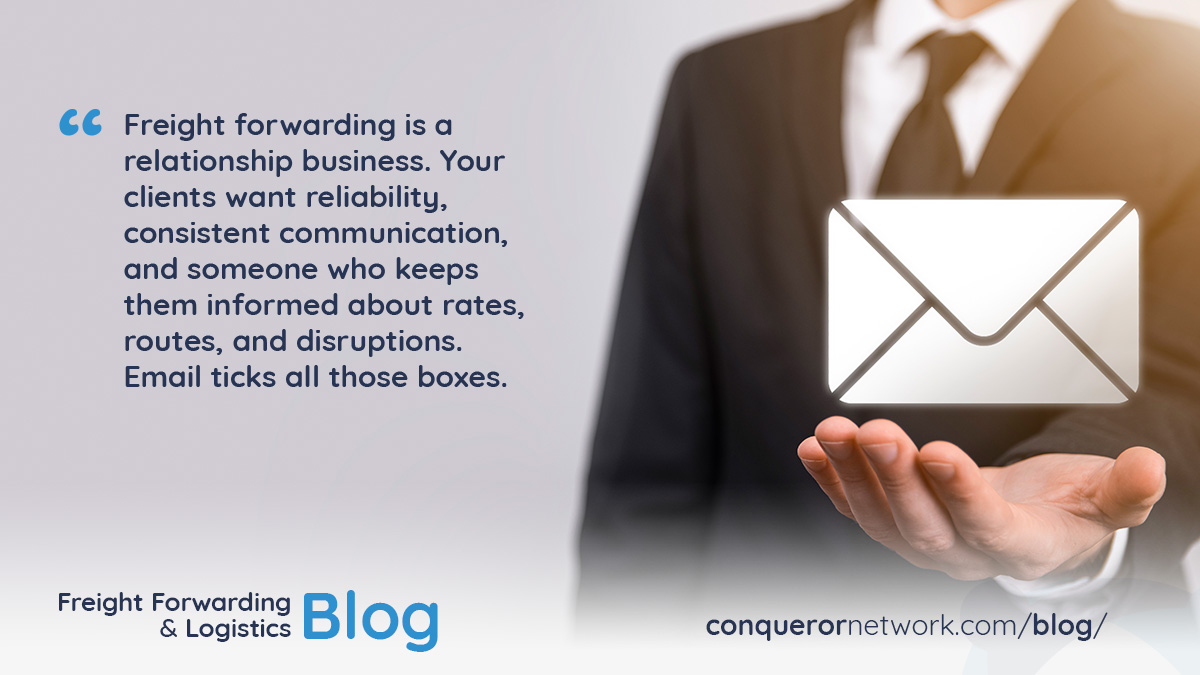 Email marketing for freight forwarders