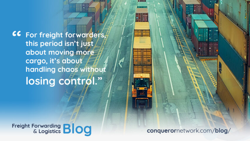 Peak Season Logistics Tips for 2025- How forwards should prepare