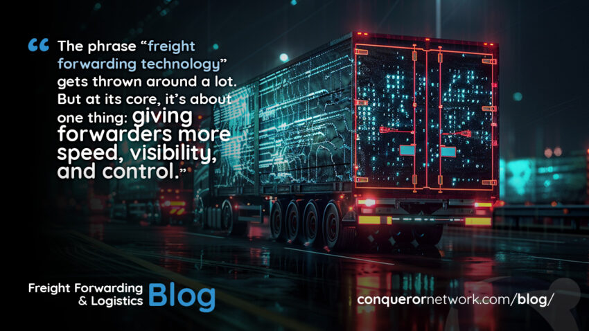 Freight forwarding technology 2026: Key innovations to watch
