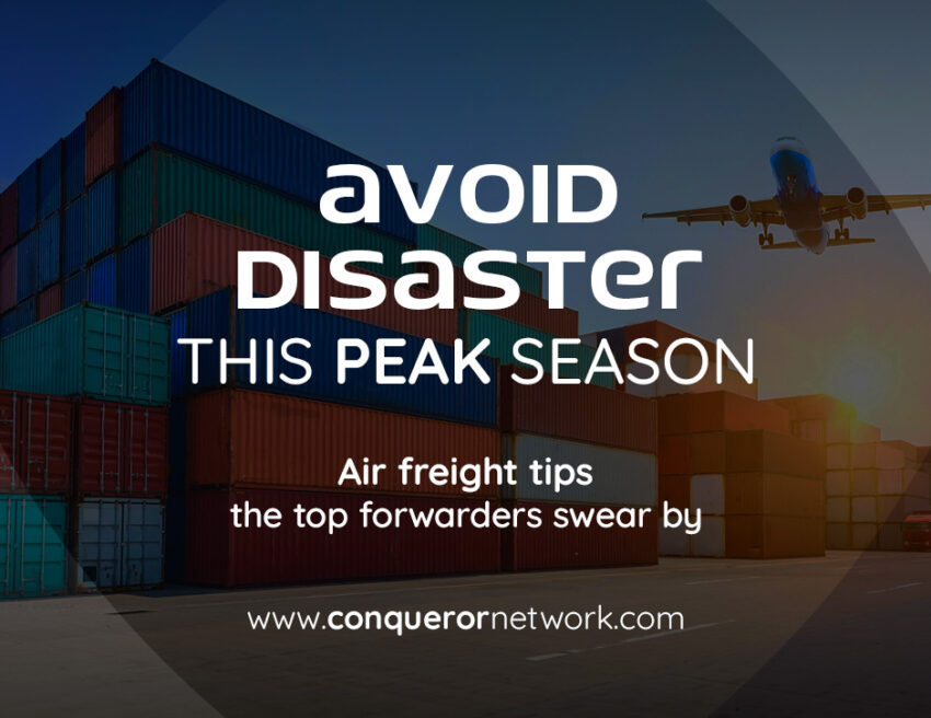 Peak season air freight tips