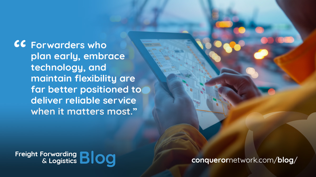 peak season air freight tips